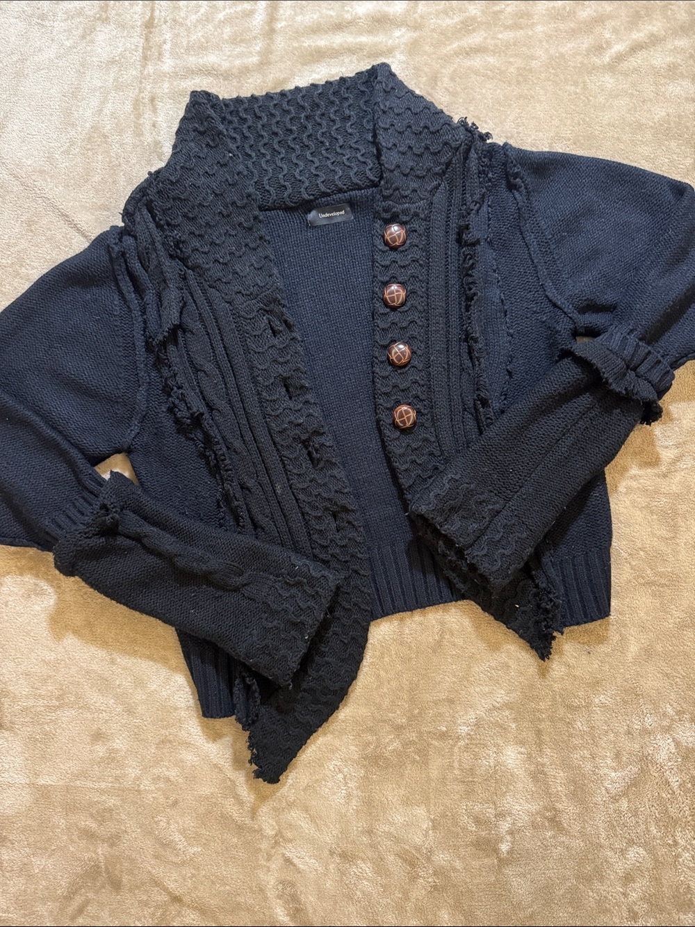 Black Knit Women's Sweater